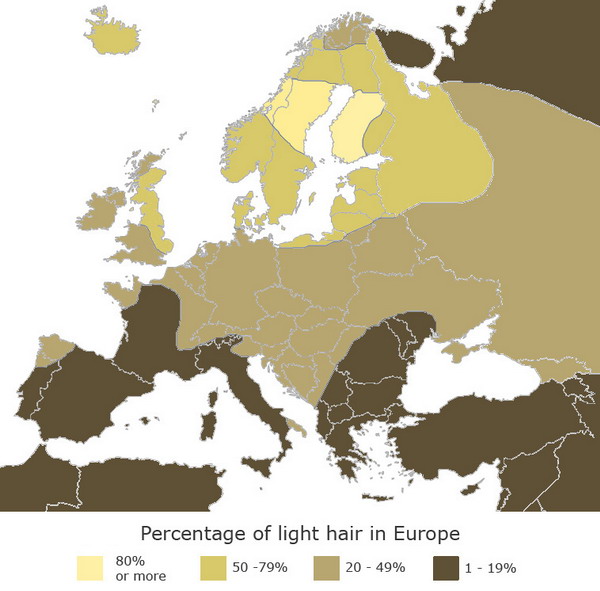 Fair Hair in Europe