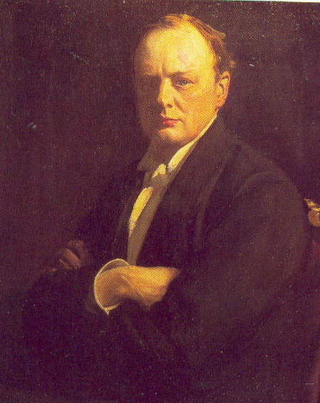 Portrait of Churchill